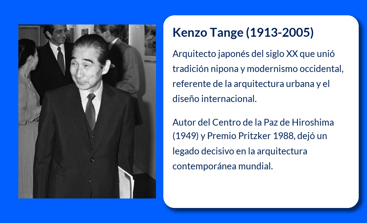 Kenzo Tange (1913-2005). El arquitecto visionario que fusionó tradición japonesa y modernidad