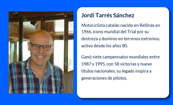 Jordi Tarrés Sánchez. El maestro del Trial y campeón mundial legendario