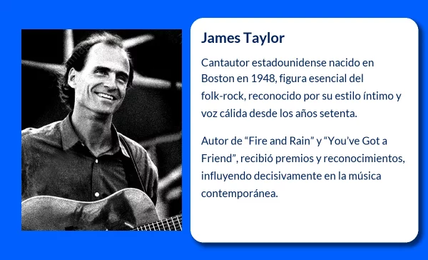 James Taylor (1948-VVVV). El alma del folk-rock estadounidense desde los años 70
