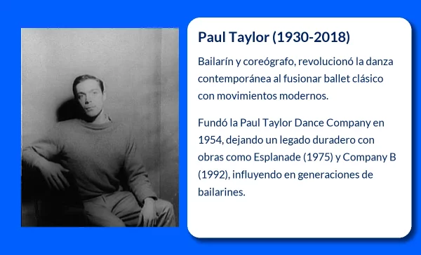Paul Taylor (1930-2018). El innovador estadounidense que revolucionó la danza contemporánea