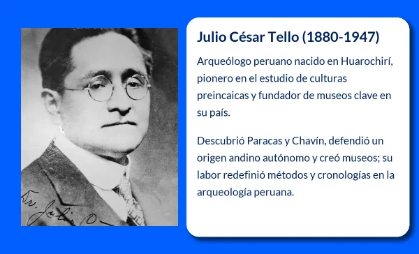 Julio César Tello. El pionero de la arqueología peruana que redescubrió las culturas preincaicas