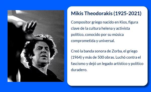 Mikis Theodorakis. El compositor y político griego que dejó un legado musical universal