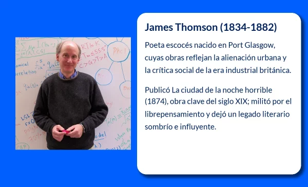James Thomson. El poeta británico que desnudó la oscuridad de la ciudad industrializada