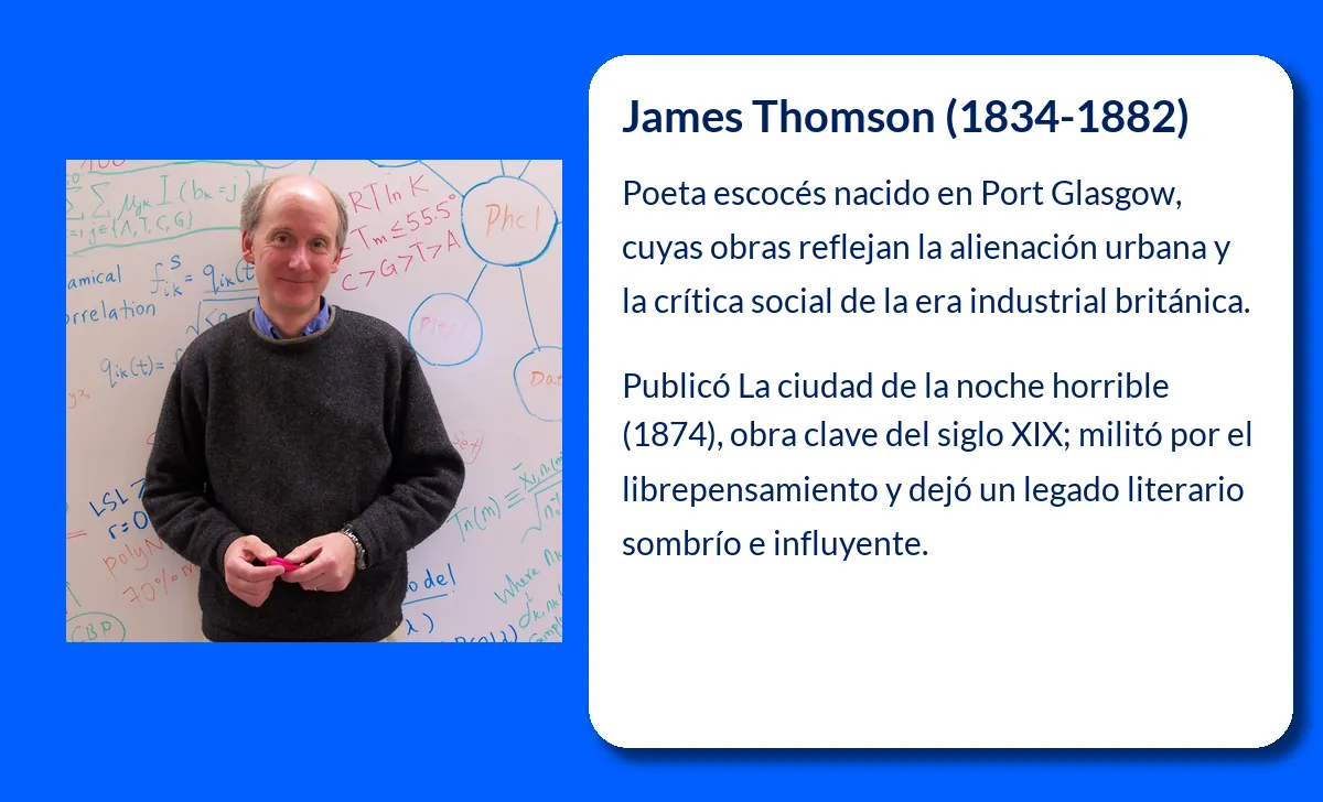 James Thomson. El poeta británico que desnudó la oscuridad de la ciudad industrializada