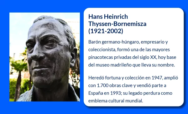 Hans Heinrich Thyssen-Bornemisza. El barón que transformó el coleccionismo de arte en patrimonio universal