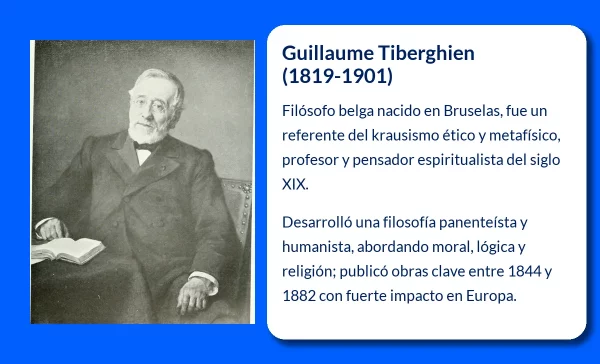 Guillaume Tiberghien. El filósofo belga que impulsó el krausismo ético y metafísico