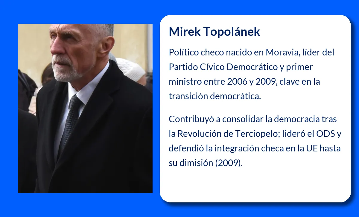 Mirek Topolánek. El político checo que marcó una época en la República Checa