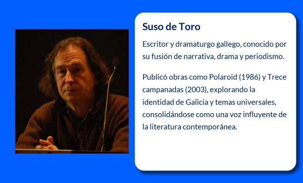 Suso de Toro (1956-VVVV): El Narrador y Dramaturgo Gallego que Relata el Alma de Galicia