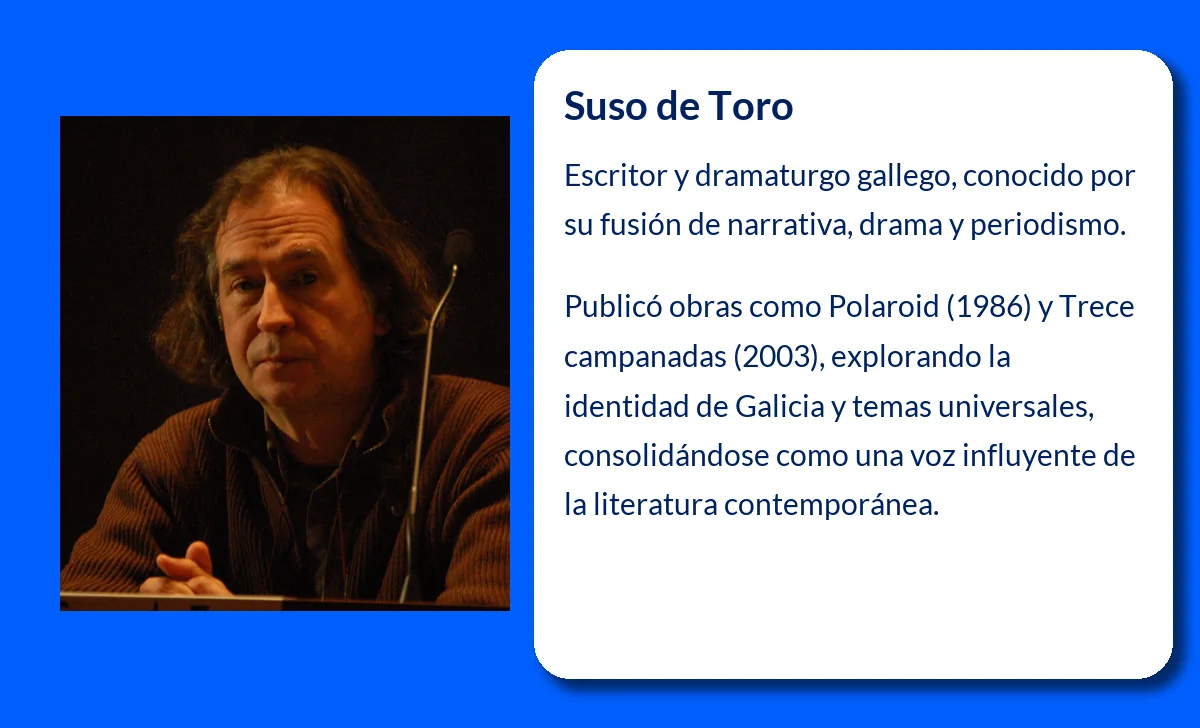 Suso de Toro (1956-VVVV): El Narrador y Dramaturgo Gallego que Relata el Alma de Galicia
