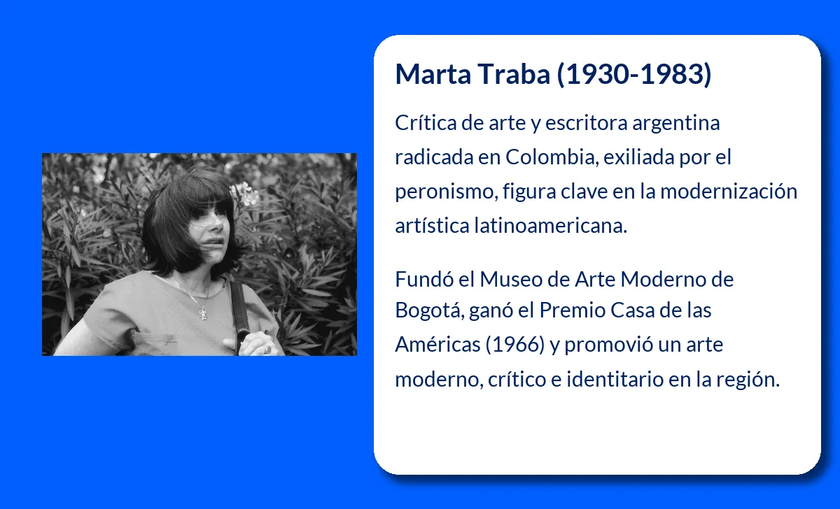 Marta Traba. La escritora y crítica de arte argentina que revolucionó el panorama cultural latinoamericano