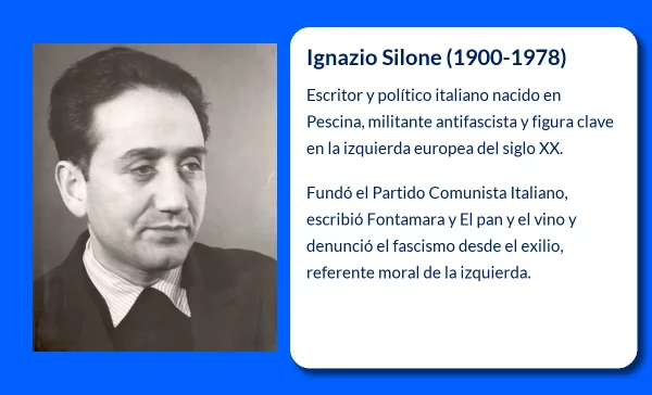 Ignazio Silone. El escritor y político italiano que luchó contra el fascismo