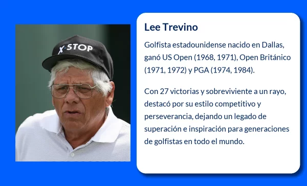 Lee Trevino (1939-VVVV): El golfista que desafió las adversidades y dejó huella en la historia del golf
