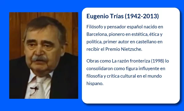 Eugenio Trías (1942-2013): El filósofo que desafió los límites del pensamiento y la estética