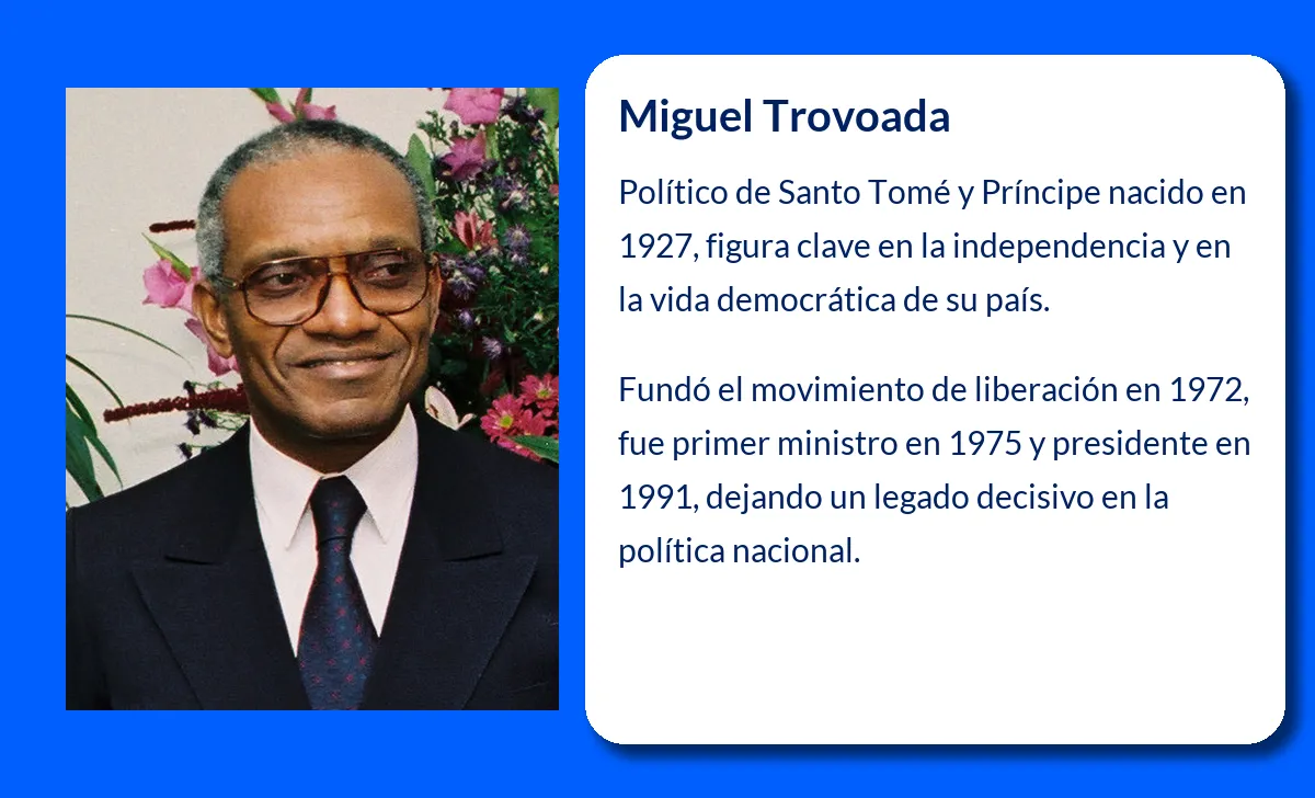 Miguel Trovoada. El político clave de la independencia y la lucha por el poder en Santo Tomé y Príncipe