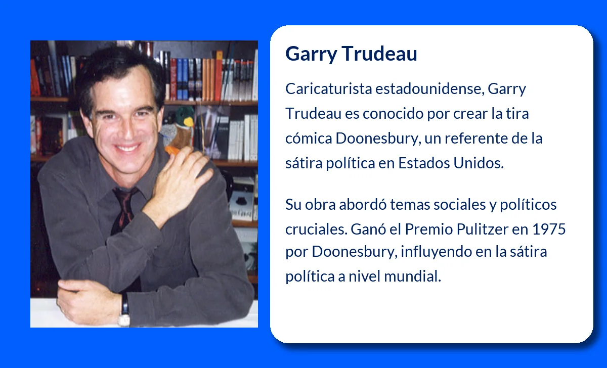 Garry Trudeau (1948-VVVV): El creador de Doonesbury