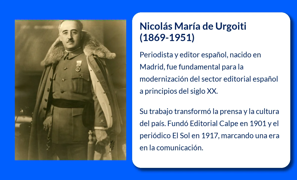 Nicolás María de Urgoiti (1869-1951): El periodista que transformó el mercado editorial español