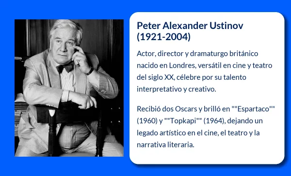 Peter Alexander Ustinov (1921-2004): Un genio multifacético del cine y el teatro