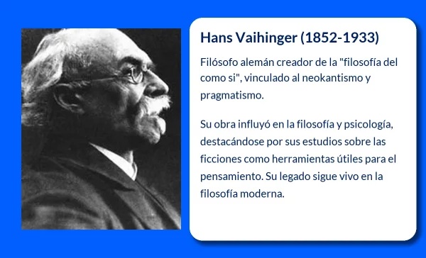 Hans Vaihinger (1852-1933): El filósofo alemán que propuso la "filosofía del como si"