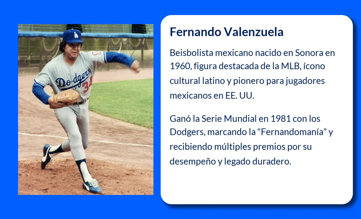 Fernando Valenzuela. El legado de un ícono del béisbol mexicano