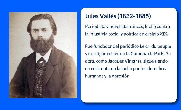 Jules Vallès (1832-1885): El periodista y novelista que luchó contra la injusticia en la Francia del siglo XIX