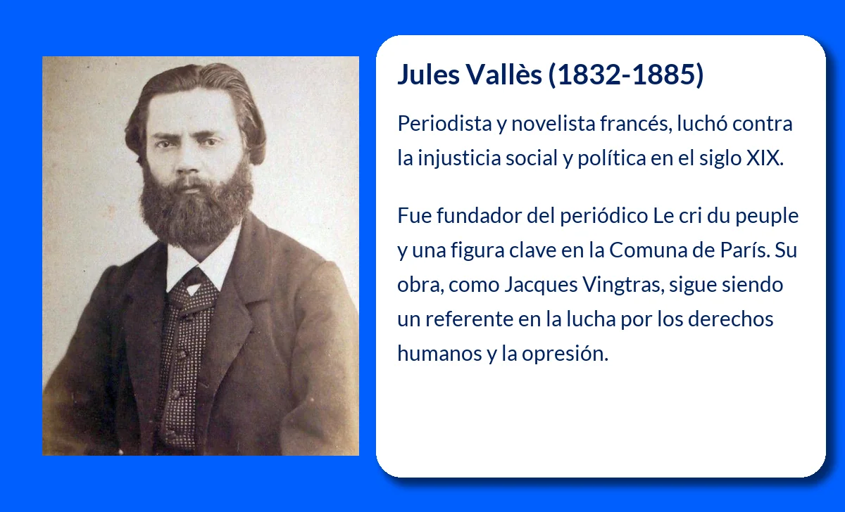 Jules Vallès (1832-1885): El periodista y novelista que luchó contra la injusticia en la Francia del siglo XIX
