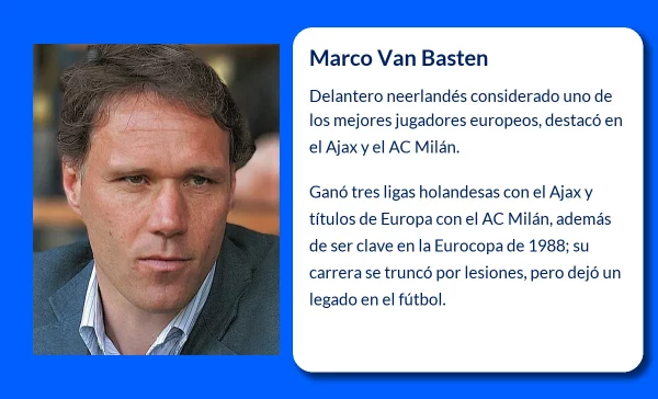 Marco Van Basten (1964-VVVV): El legado del mejor jugador europeo de la historia