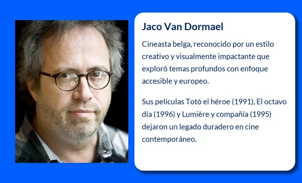Jaco Van Dormael (1957-VVVV). El cineasta belga que desafió las convenciones con sus películas únicas