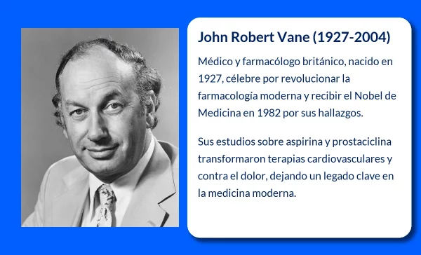 John Robert Vane (1927-2004). El científico que revolucionó la farmacología moderna