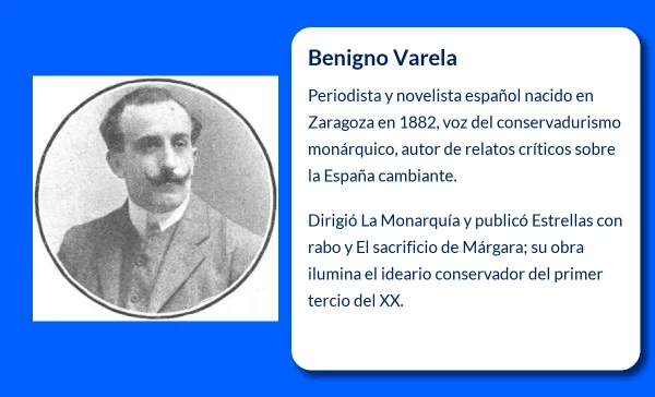 Benigno Varela (1882-?). El periodista monárquico que retrató su tiempo con ingenio literario