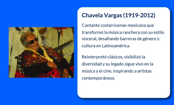 Chavela Vargas (1919-2012): La voz desgarradora que transformó la música ranchera