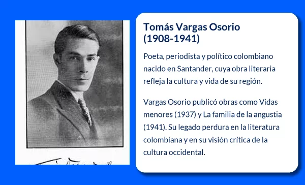 Tomás Vargas Osorio (1908-1941). El poeta colombiano que retrató el alma santandereana