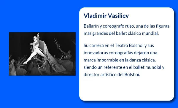 Vladimir Vasiliev (1940-VVVV): El maestro de la danza clásica rusa