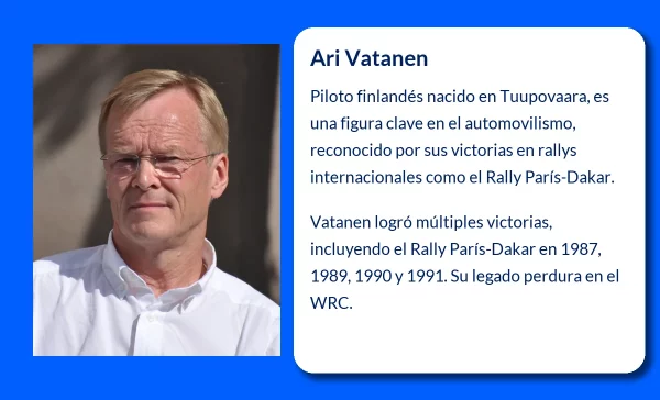 Ari Vatanen (1952-VVVV): El campeón finlandés que conquistó el mundo del rally