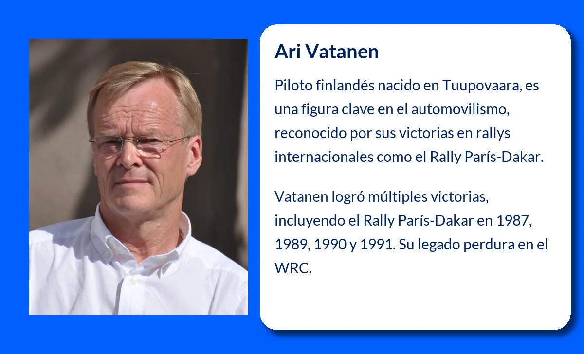 Ari Vatanen (1952-VVVV): El campeón finlandés que conquistó el mundo del rally