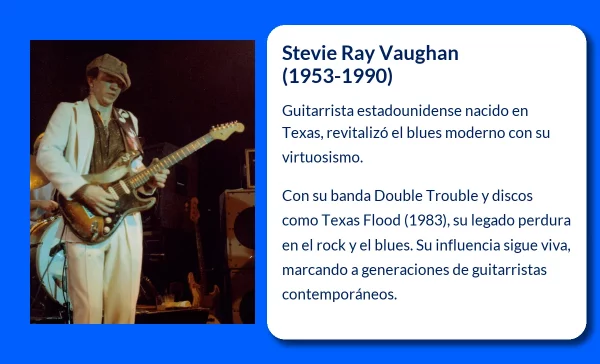 Stevie Ray Vaughan (1953-1990): El virtuoso guitarrista que revolucionó el blues moderno