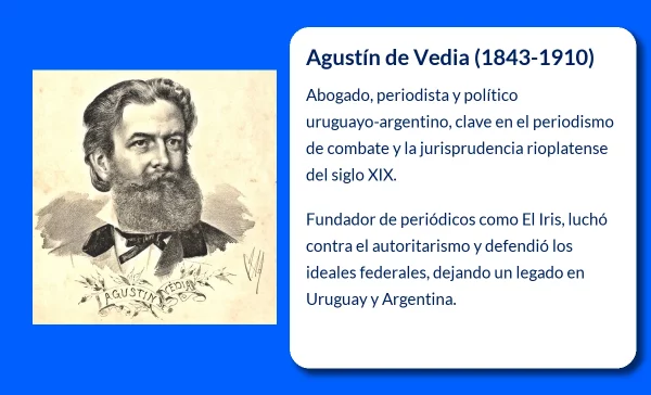 Agustín de Vedia (1843-1910): Un pionero del periodismo y la jurisprudencia rioplatense