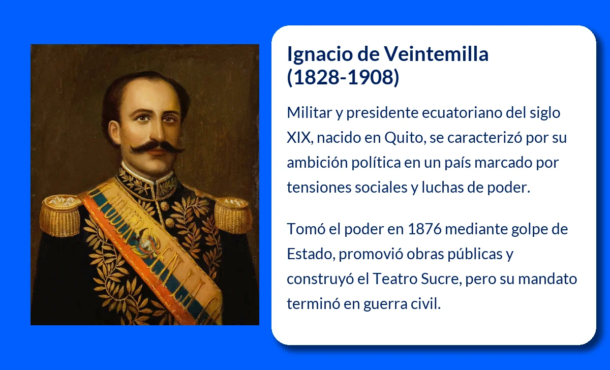 Ignacio de Veintemilla (1828-1908). El controvertido general que marcó la historia política de Ecuador