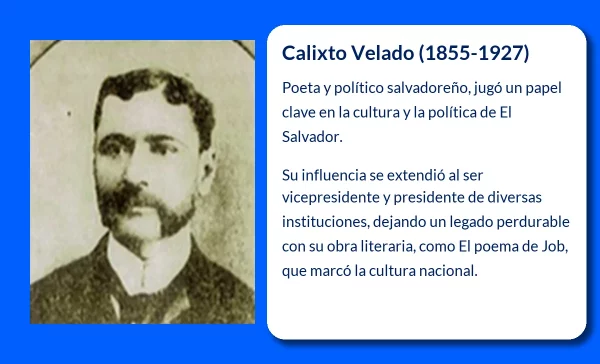 Calixto Velado (1855-1927). El polifacético poeta y estadista salvadoreño que marcó una época