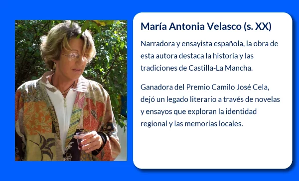 María Antonia Velasco (s. XX). Narradora