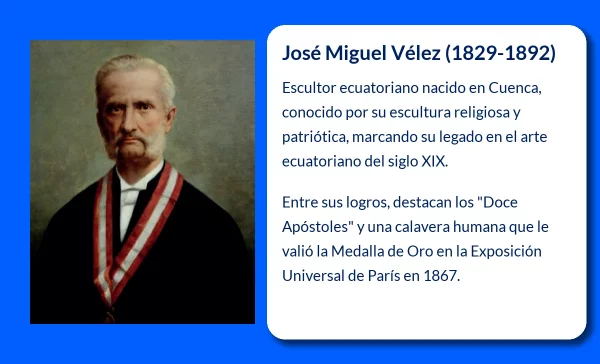 José Miguel Vélez (1829-1892). El escultor autodidacta que elevó el arte religioso en Ecuador