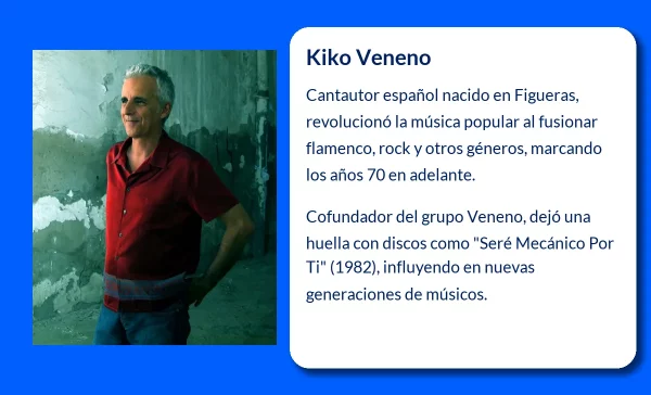 Kiko Veneno (1952-VVVV). El trovador moderno que revolucionó la música popular española