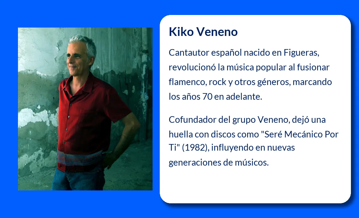 Kiko Veneno (1952-VVVV). El trovador moderno que revolucionó la música popular española