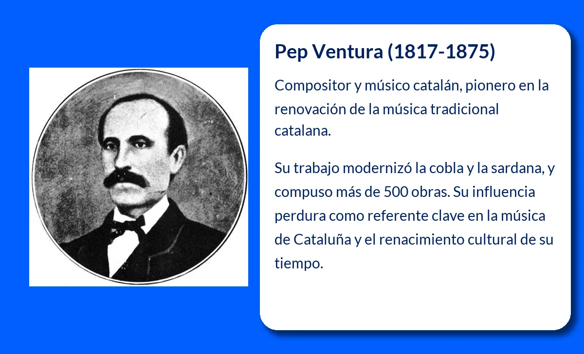 Pep Ventura (1817-1875). El renovador de la música catalana desde la sardana
