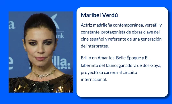 Maribel Verdú (1970-VVVV): Una de las grandes damas del cine español contemporáneo