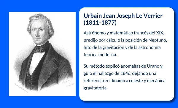 Urbain Jean Joseph Le Verrier (1811-1877). El genio matemático que descubrió Neptuno desde la Tierra