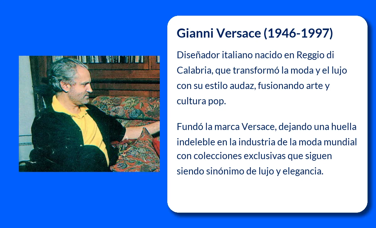 Gianni Versace (1946-1997). El genio italiano que revolucionó la moda internacional