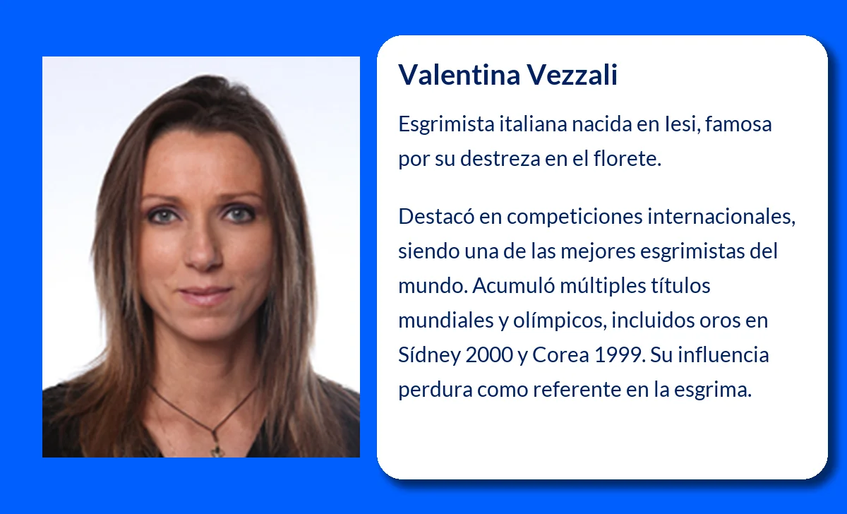 Valentina Vezzali (1974-VVVV). La leyenda viva de la esgrima italiana