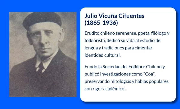 Julio Vicuña Cifuentes (1865-1936). El erudito chileno que preservó la identidad cultural a través del folklore y la lengua