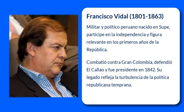 Francisco Vidal (1801-1863): El militar y político peruano que marcó una época de turbulencia en el país