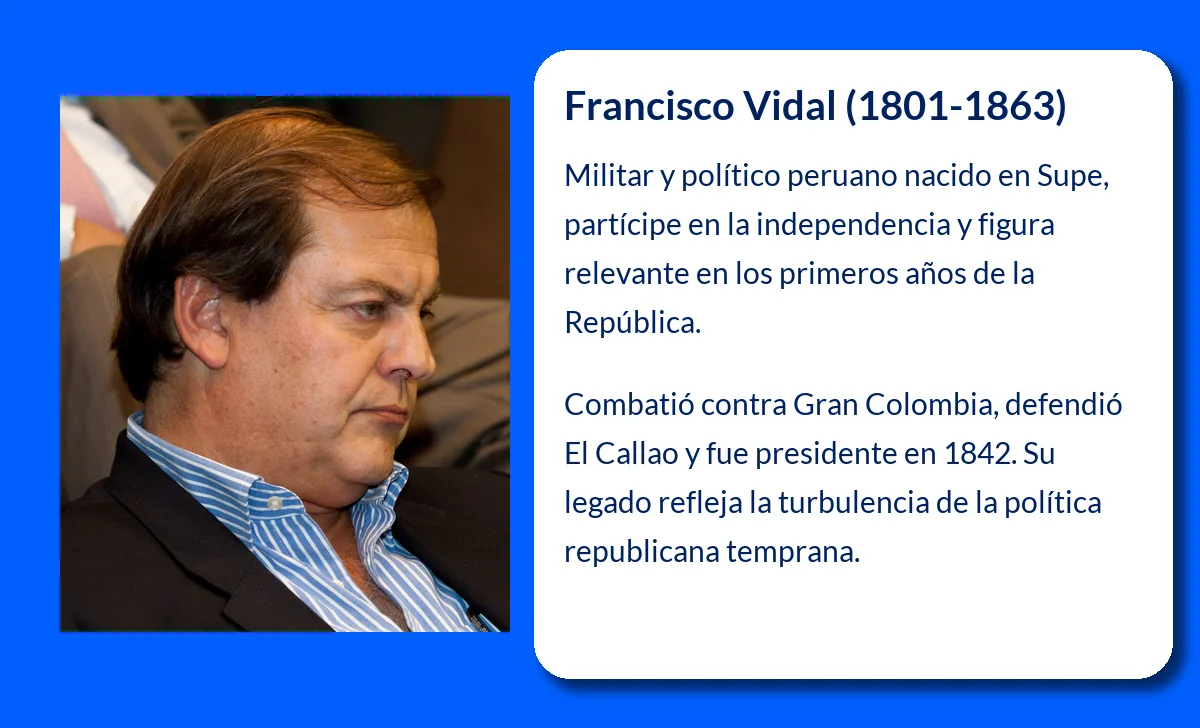 Francisco Vidal (1801-1863): El militar y político peruano que marcó una época de turbulencia en el país